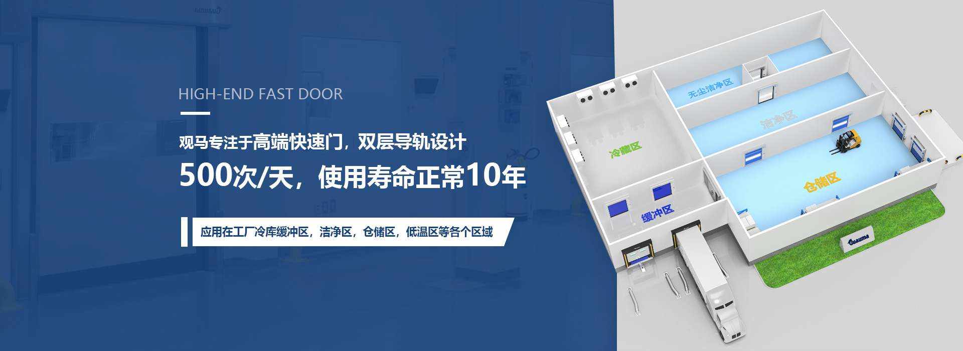 快速門-裝卸貨設(shè)備行業(yè)應(yīng)用