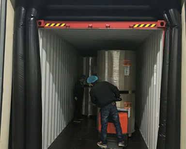 冷庫裝卸口密封充氣式門封定制方案